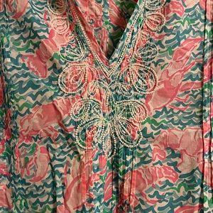 Lilly Pulitzer Lobster Tunic XL